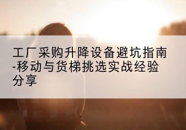 潼关移动式升降机怎么选-工厂采购升降设备避坑指南-移动与货梯挑选实战经验分享